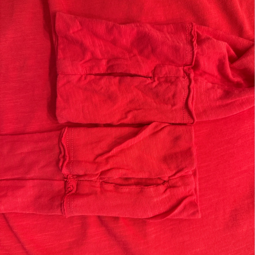 We The Free Bright Red Long Sleeve Tee - Picture 6 of 6